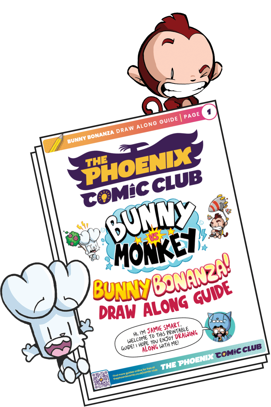 Bunny vs Monkey Printable Guide